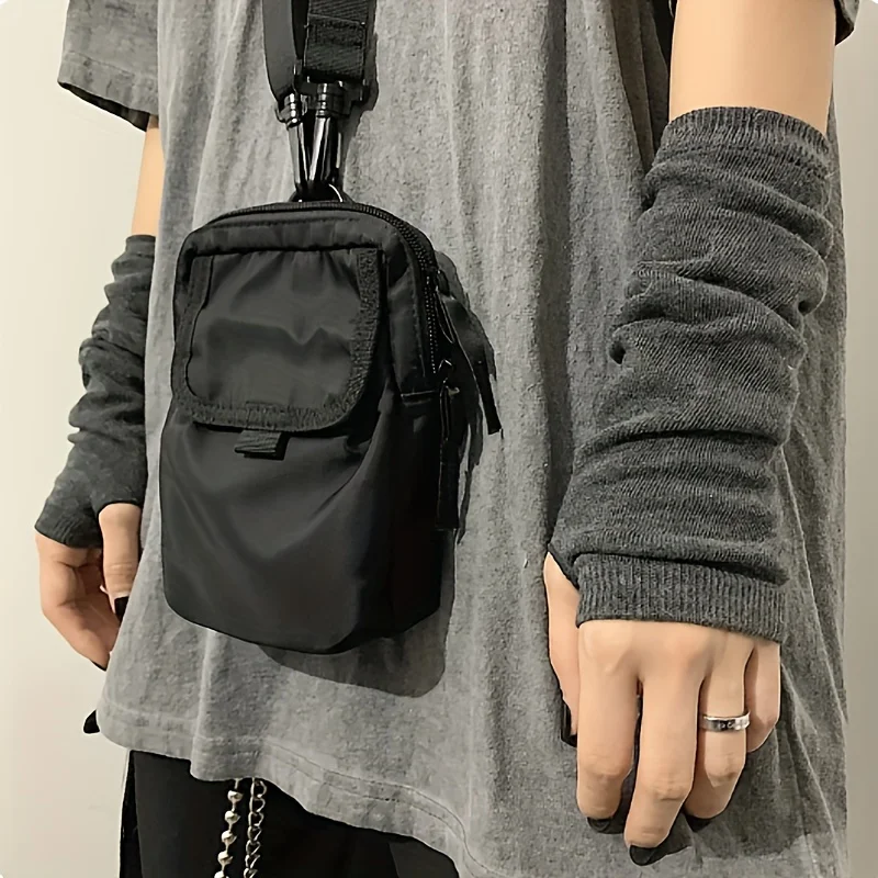 1/3pairs Long Fingerless Gloves Soft Knitted Fashion Goth Gloves Winter Unisex Windproof Elastic Outdoor Sport Arm Warmer Mitten