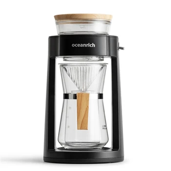 Oceanrich Auto Rotating Drip Coffee Machine Simulation Hand Brewed Coffee Electric Coffee Maker Portable Espresso Coffee Pot 1