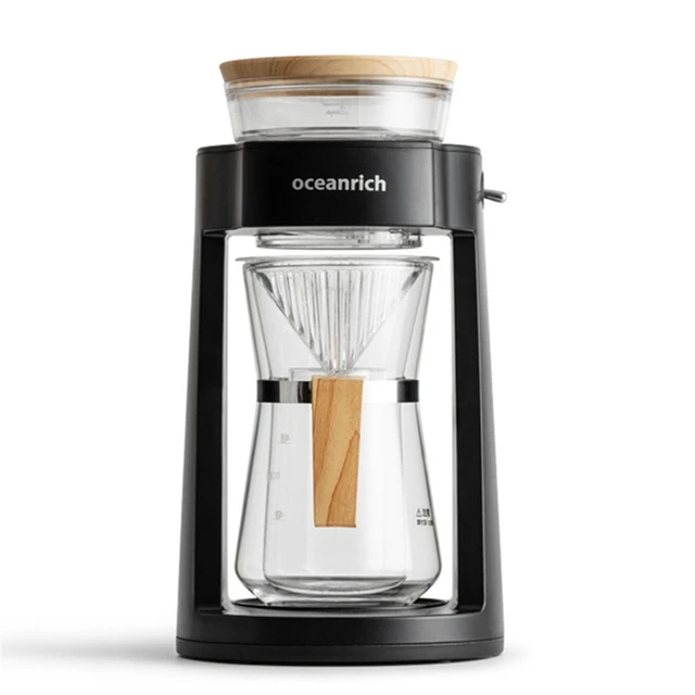 Oceanrich Auto Rotating Drip Coffee Machine Simulation Hand Brewed Coffee Electric Coffee Maker Portable Espresso Coffee Pot 1