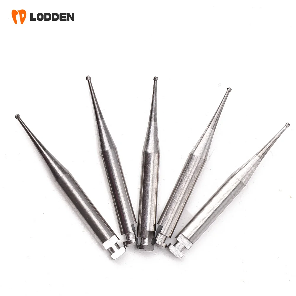 LODDEN 5 Stück/Box Dental RA CA Schaft Wolframkarbid-Bohrer Kugelrundbohrer 9 Größen 2,35 mm Low-Speed für Zahnmedizin-Schleifwerkzeuge – Detail 12