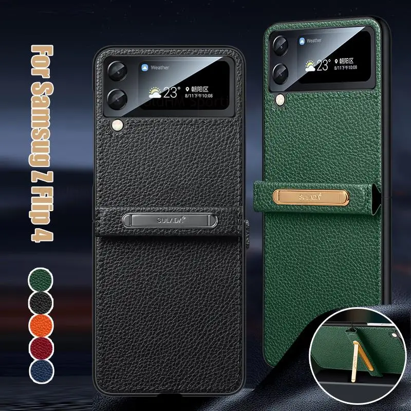 

Чехол-книжка для Samsung Z, Кожаный противоударный чехол с подставкой для телефона