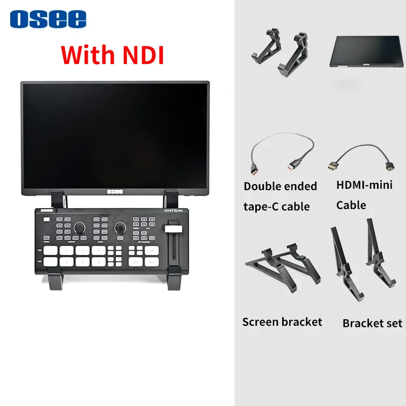 Osee GoStreamDeck NDIライセンス・モニタースタンド付き Osee GoStreamDeck NDIライセンス・モニタースタンド付き Osee