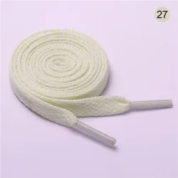 Vibrant Collection of Flat Shoelaces for Sneakers - 26 Color Options (Beige)