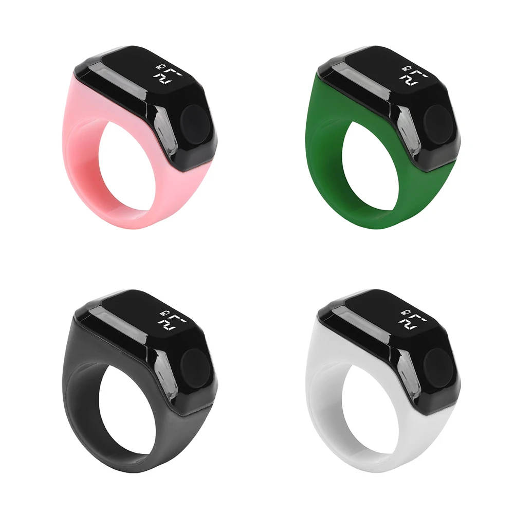 Contatore Smart App Ring, Contatore Bluetooth Portatile con Display Digitale OLED, Contatore Indossabile da 0 a 9999, Porta Type-C - immagine 2