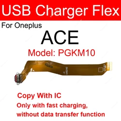 OnePlus Ace Series USB Charging Dock Flex Cable Charger Port Connector Parts (Ace Copy With IC)