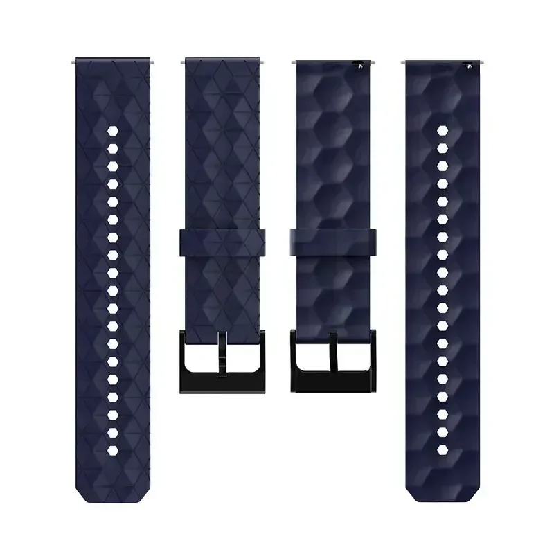 Durable Silicone Watch Band - 20mm/22mm