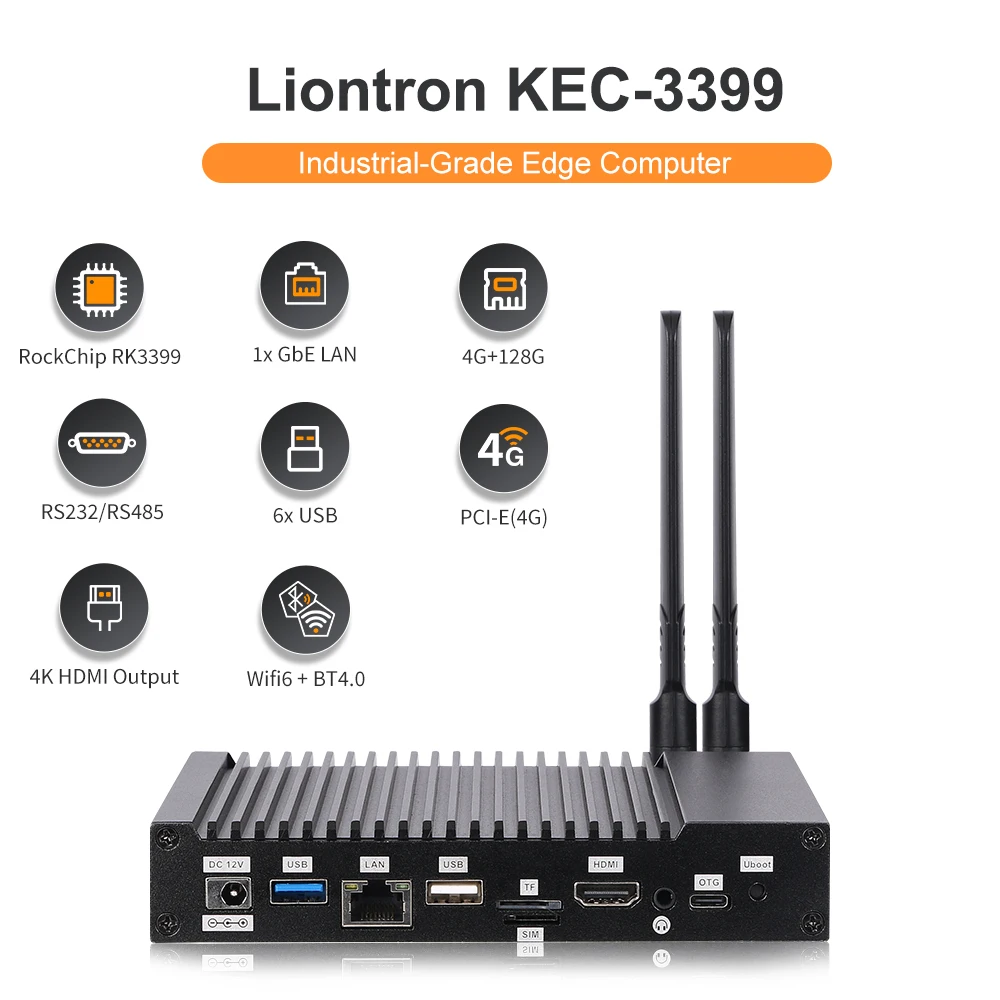 

Liontron Mini PC Rockchip RK3399 1000Mbps Ethernet Gaming Desktop Computer 4GB RAM WIFI HDMI Type-C Andriod Linux