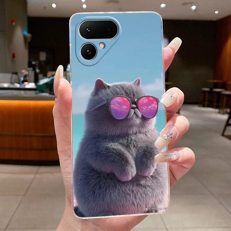 Elegant Sunlight Moonlight Transparent Phone Case - Shockproof TPU Soft Cover