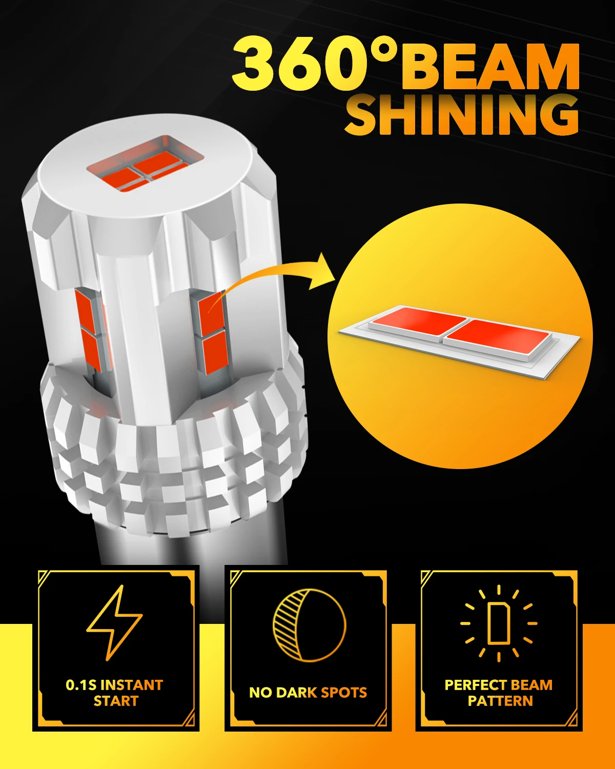 OXILAM 2pcs Canbus 1157 BAY15D P21/5W LED     ְ   극ũ  õ  