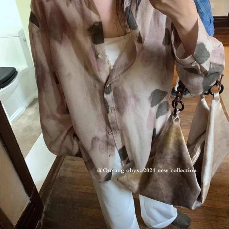 JIAERDI Retro Large Capacity Tote Bag Women High Street Beading Chic Casual Handbag Ladies Hot Girls Vintage Shoulder Bags New