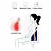 Orthopedic Chair Back Cushion Memory Foam Car Seat Office Sofa  Waist Lumbar Side Support Pillow Spine Coccyx Protect 6