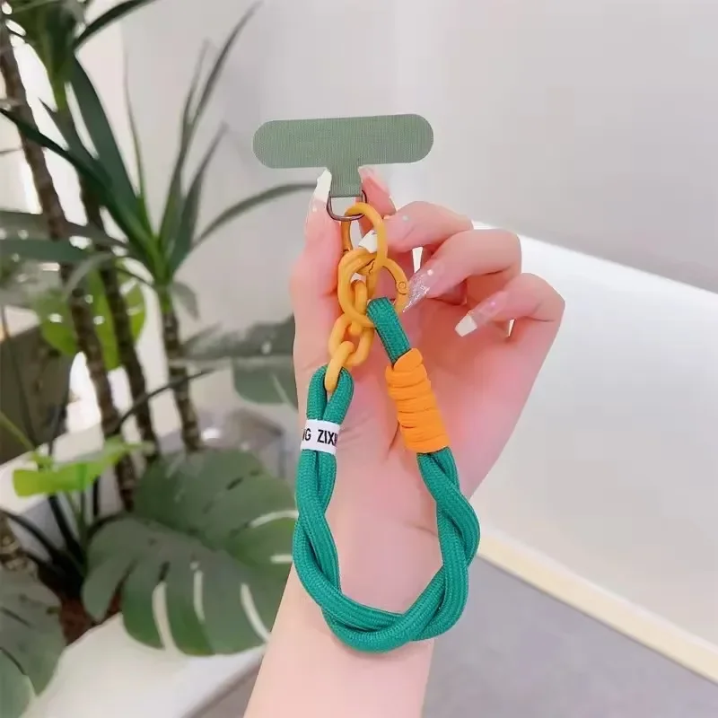 Cute Decorative Mobile Phone Wrist Strap with Anti-Loss Pendant