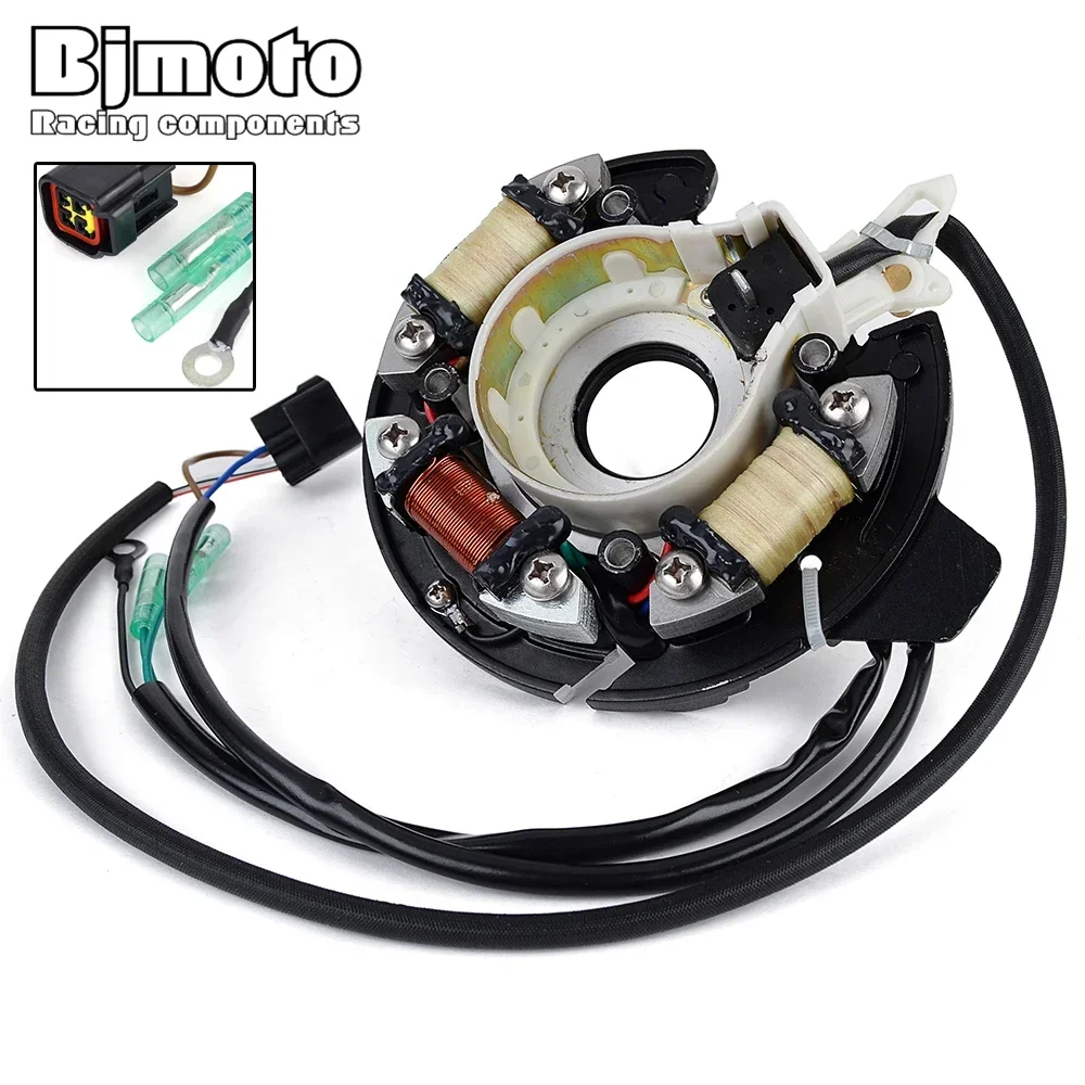 

Motorcycle Stator Coil For Yamaha E40X MHL 2010-2017 E40X /40X M(W/T)HS/L 40hp 40X E40X 66T-85560-00 66T-85560-01
