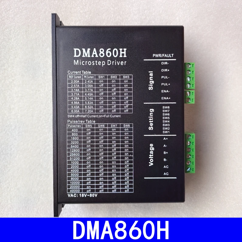 

Engraving Machine MA860H/DMA860H Driver 57, 86 Type Two-phase Hybrid Stepper Motor
