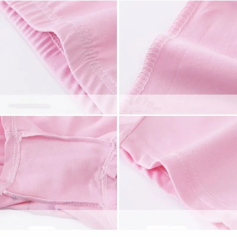 Girls kids underwear sets 4Pcs/Lot Random Color Girls Cartoon Underwear Children Cotton Panties Soft Boyshorts Size 2T-12T