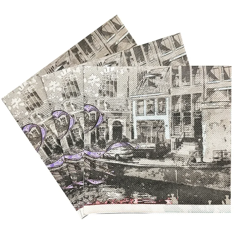 33cm Newspaper Style Party Decoration Paper Placemat 10/20pcs/Pac disposable paper placemats
