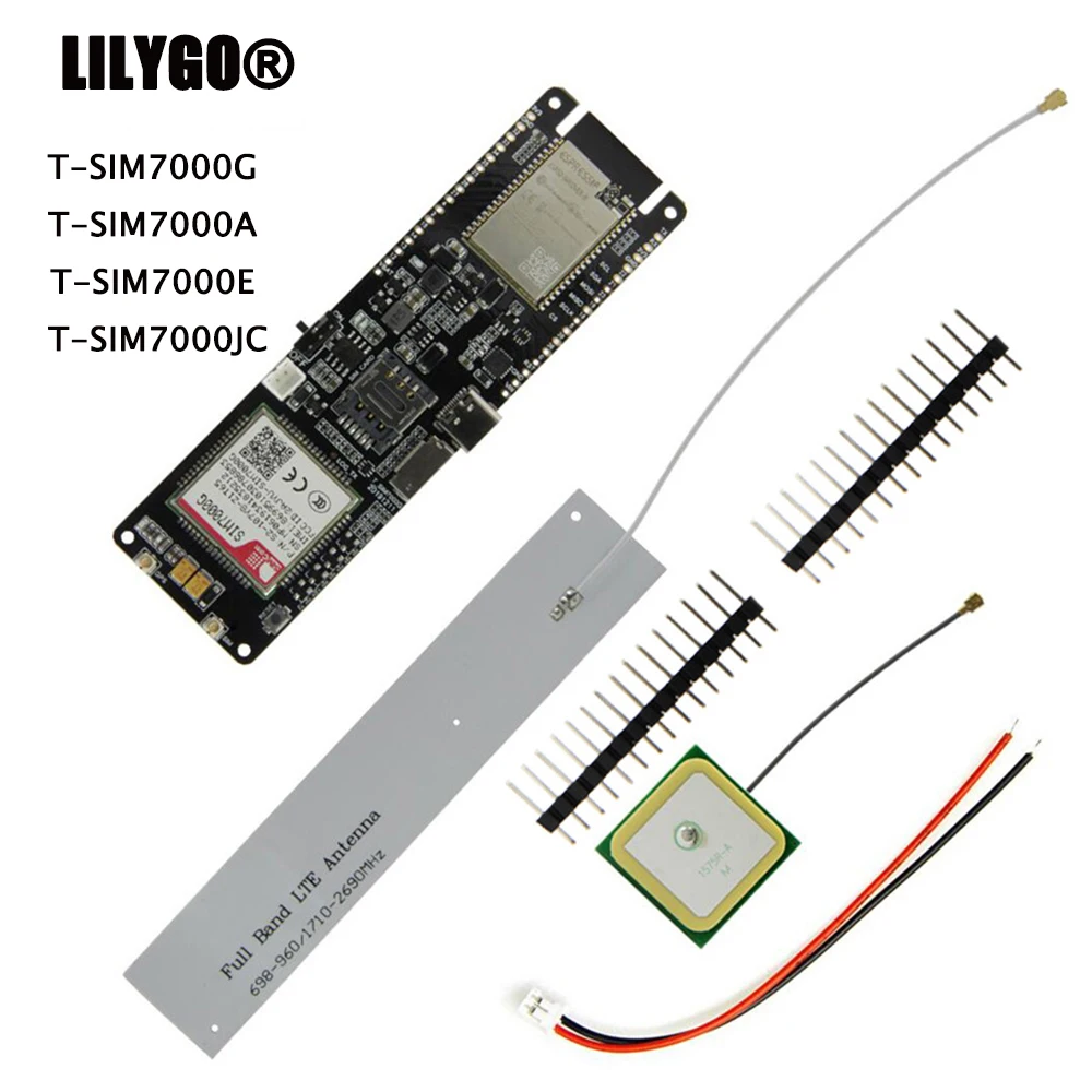 

LILYGO® TTGO T-SIM7000G SIM Development Board ESP32 WiFi Bluetooth GPS Module SIM7000G SIM7000E SIM7000A SIM7000JC 4/16MB Flash