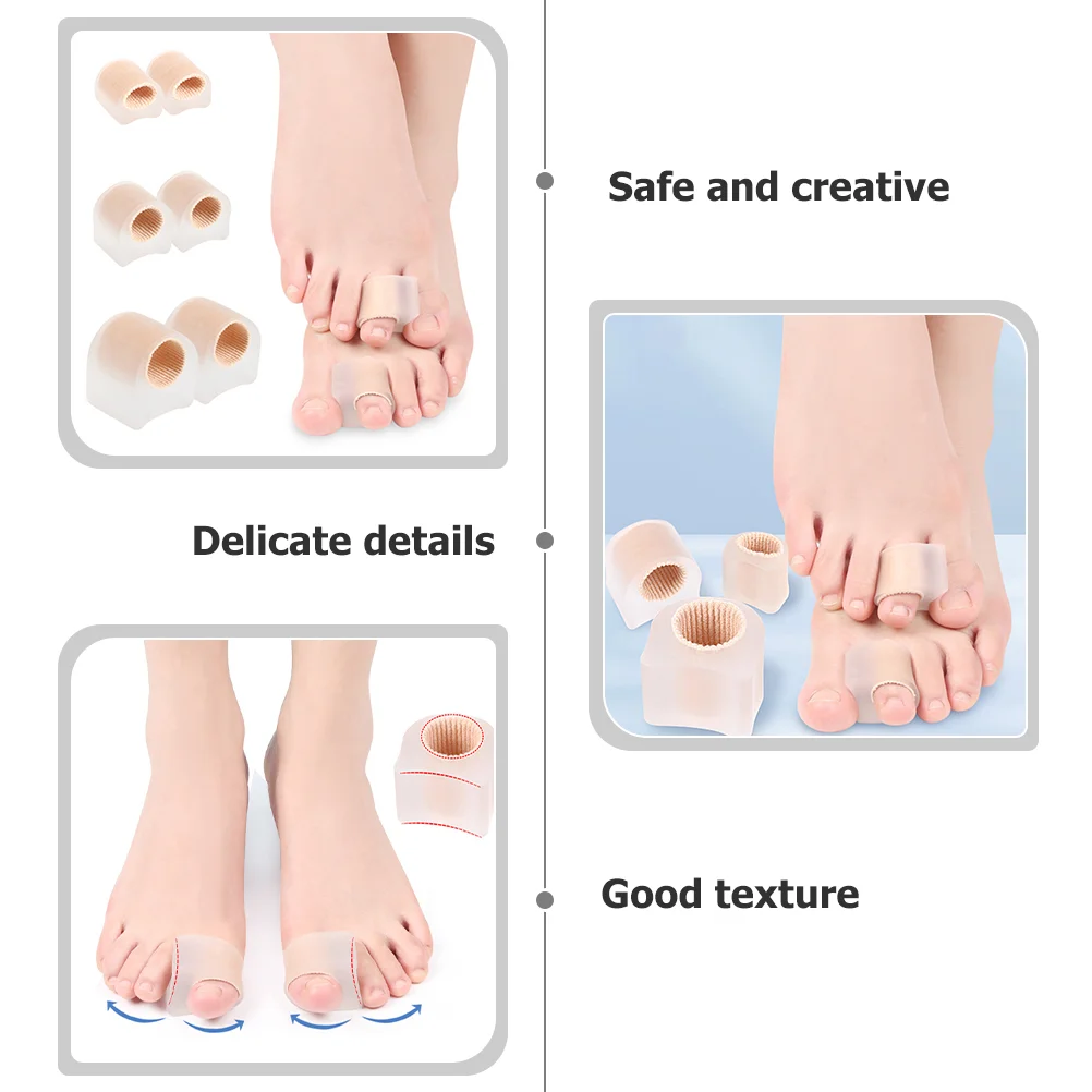 Reusable Toe Separators Comfortable Toes Spacers Bunion Corrector Breathable Foot Care Tools Health Care Devices Toe Corrector