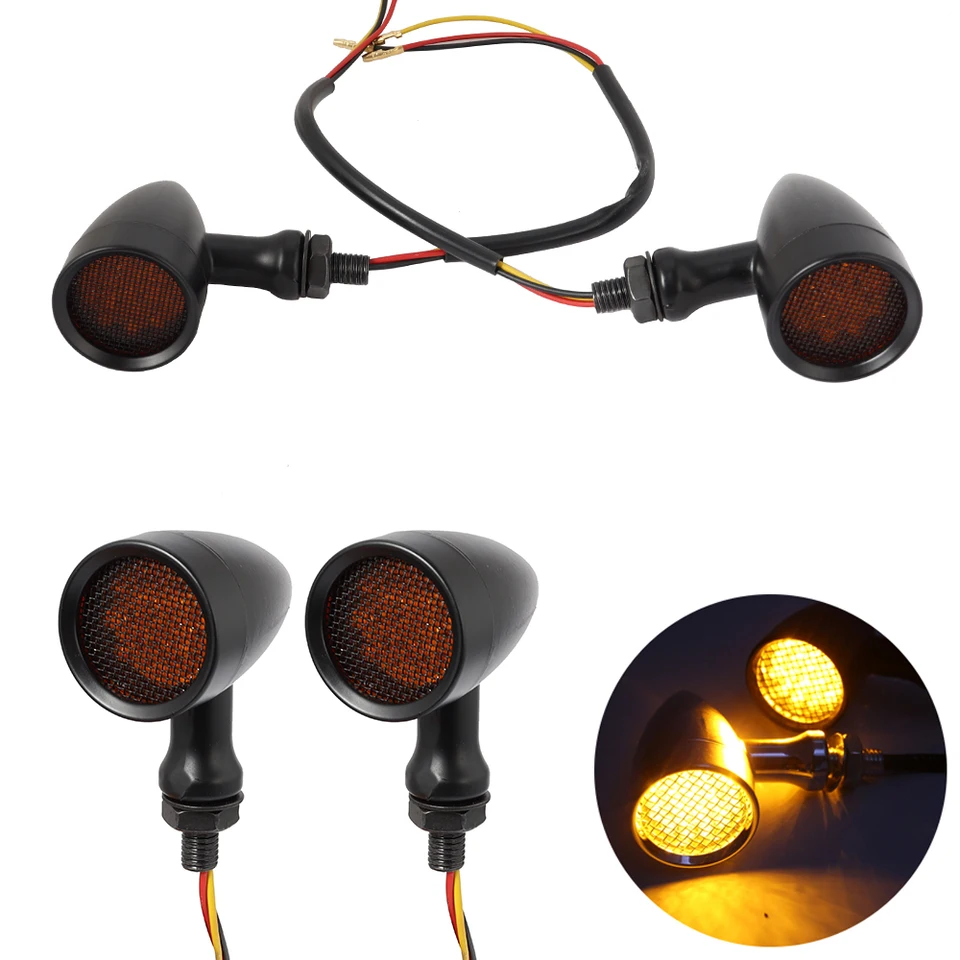 2 Frecce Per Moto Qiilu A LED 12V Universali, Colore Bianco, Con Lenti Intercambiabili - 3
