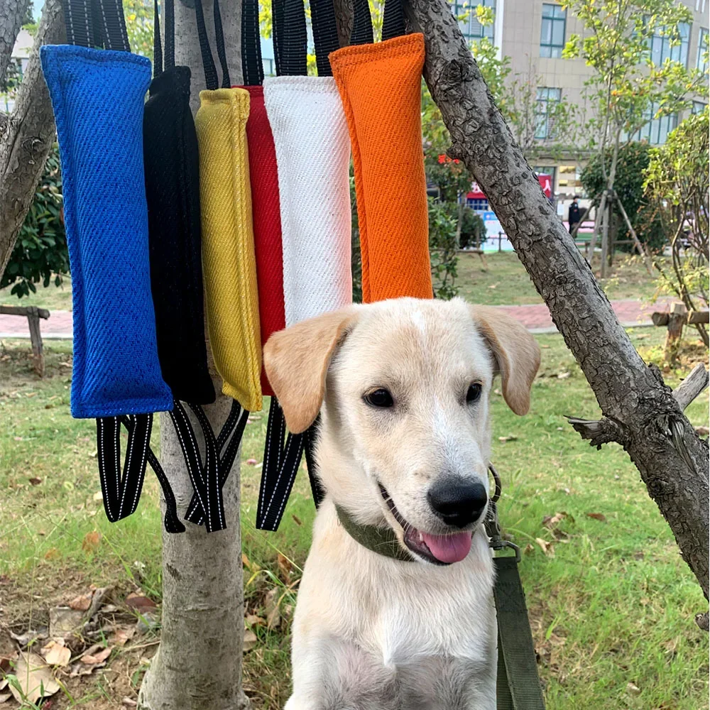 Dog Training Bite Stick Tear-Resistant Cloth Dog Biting Cushion Teeth Clean Grinding Molar Training Supplies