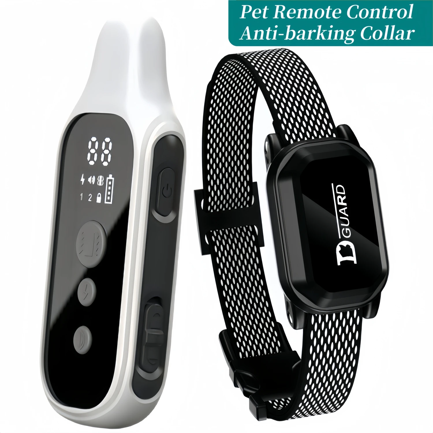 Shock Collar For Dogs, Dog Training Collar With Remote Control 3500FT, 3 Training Modes, IP67 Waterproof E Collar For Small_voghion.com
