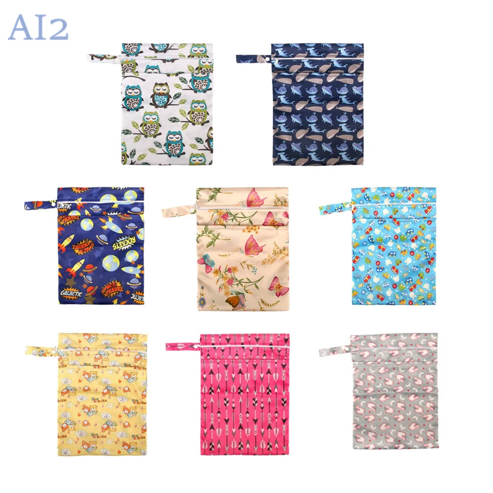 28*36cm Storage Bags for Baby Cloth Diapers Washable Travel Bags Men Women Beach Pool Gym Waterproof Wet Dry Bag for Swimsuits