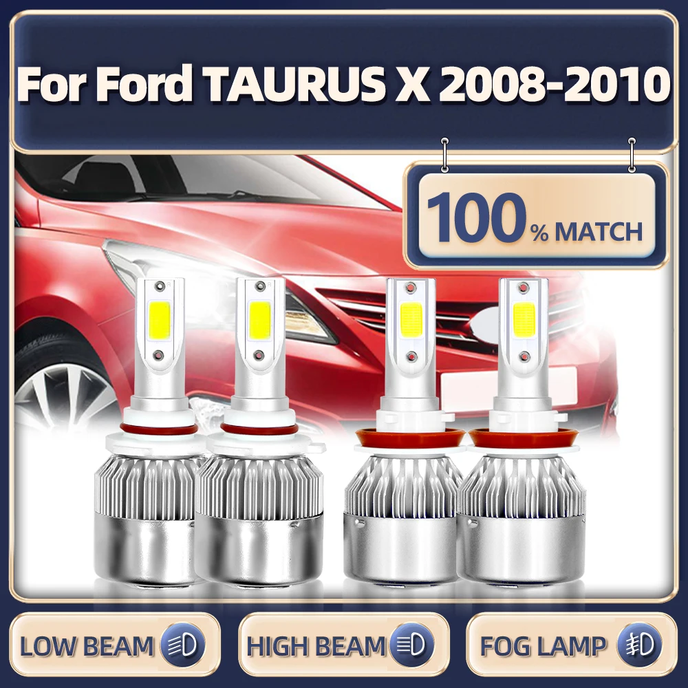 

40000LM 240W Canbus LED Car Headlight Bulb 12V CSP Chip Auto Light 6000K White Turbo Lamp For Ford TAURUS X 2008 2009 2010