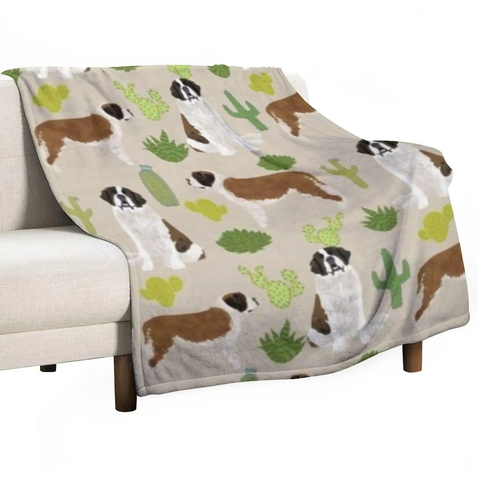 

SAINT BERNARD Throw Blanket manga Blanket For Baby Blanket Fluffy