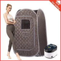 Sauna Set Portable Steam Sauna Personal Home Spa with 4L & 1500W Large Steam Generator for Relaxation Folding Sauna 1