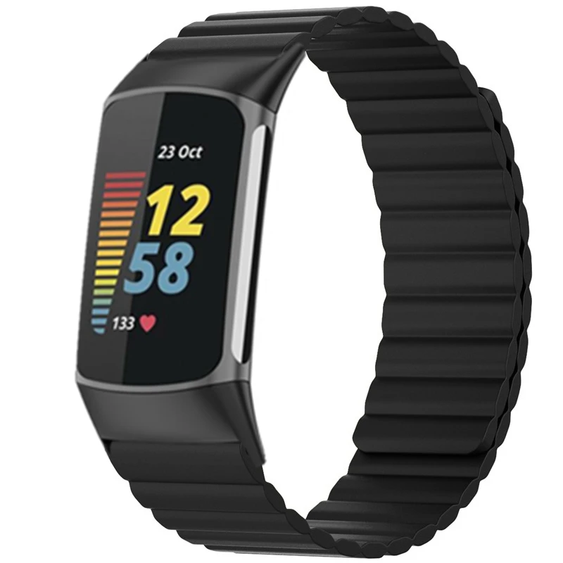 Magnetic Silicone Wristband Strap