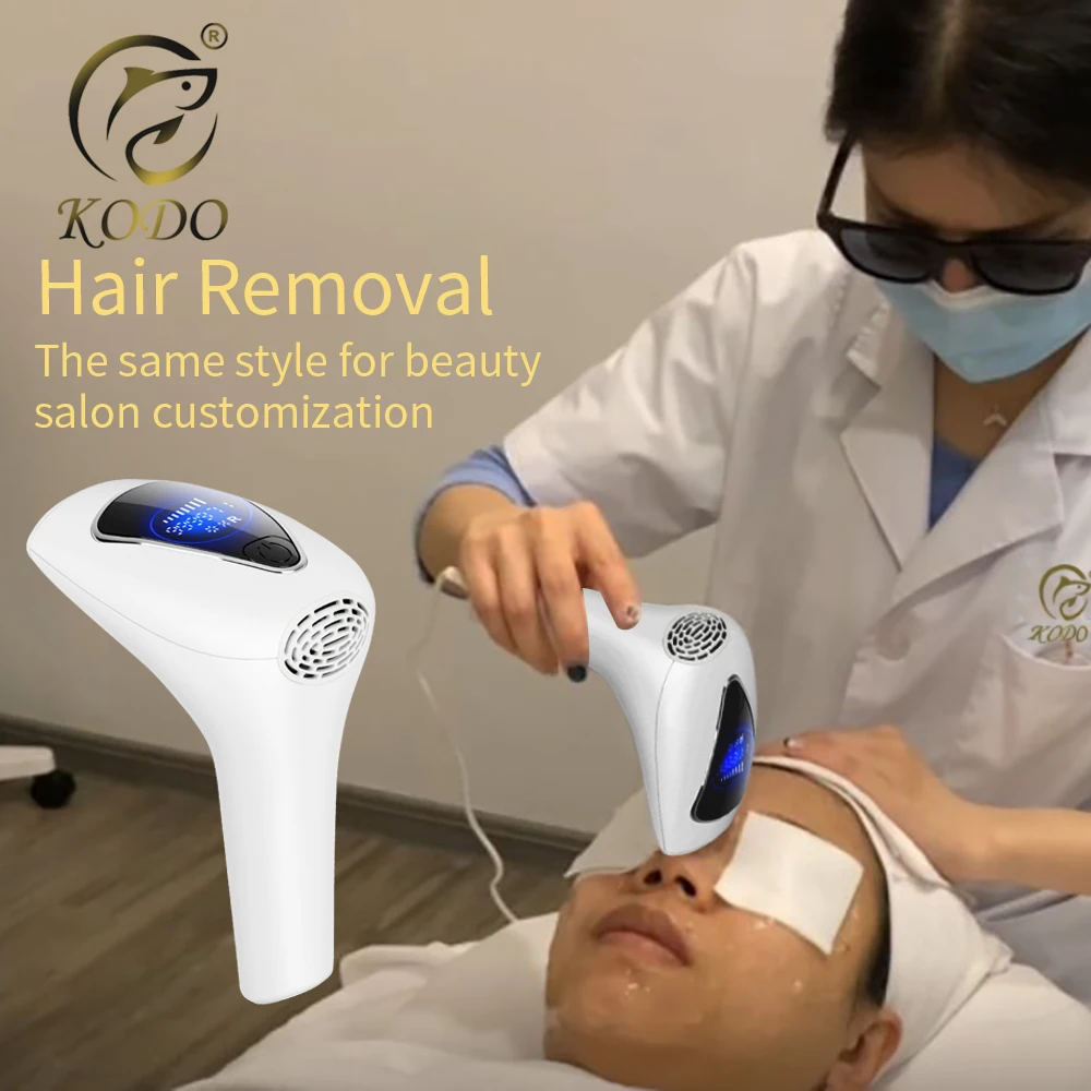 Hair Removal Epilator Laser Hair Removal KODO 900000 Flashes Laser Epilator Laser IPL Photoepilator Hair Removal Painless Electric Epilator Machine