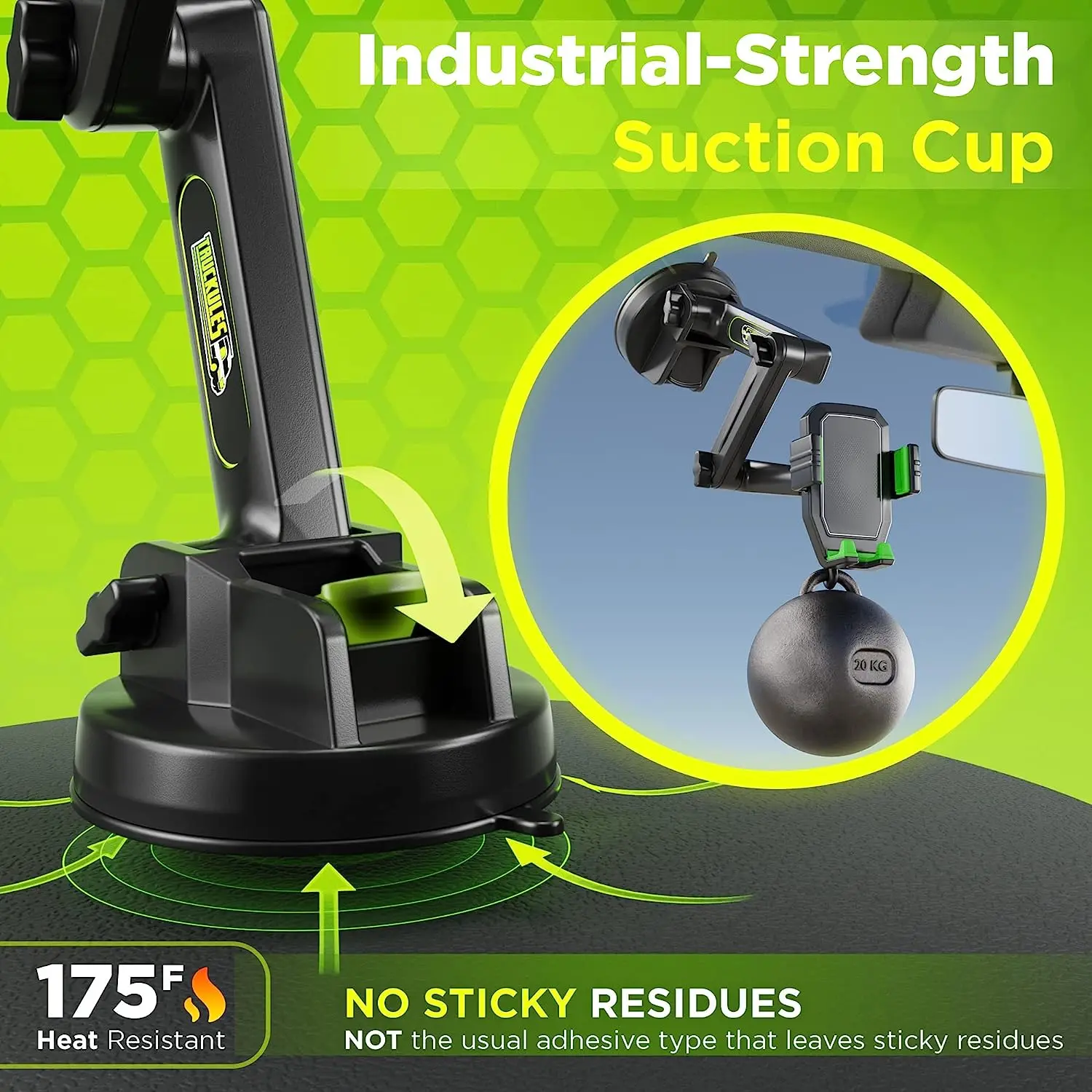 Windshield Car Phone Mount 360-Degree Rotation Long Arm Gps Holder Strong Suction Cup Dashboard Nrack phone holder,mobile phone holder,gps holder,gps suction cup mount