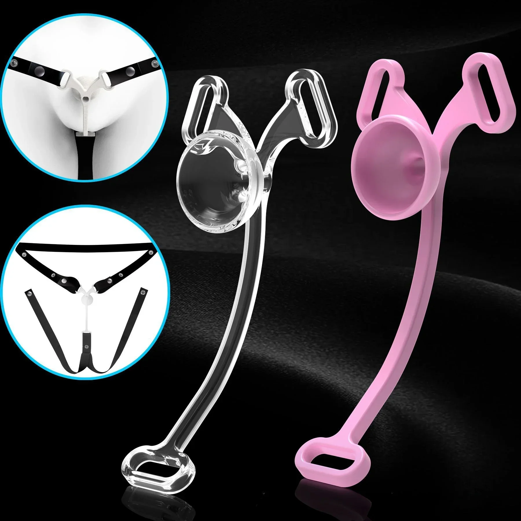 Sissy Chastity Cage Upgrade FUFU Clip Inverted Chastity Men Belt Bondage Device Flat Penis Erotic Sextoy Male To Female