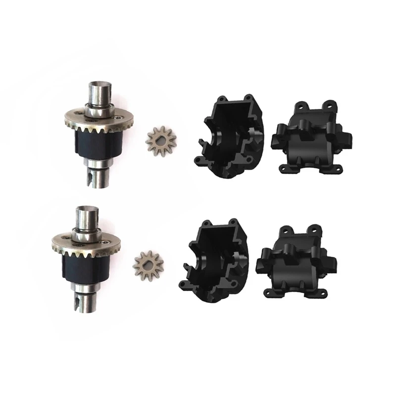 New-2 Set Metal Differential And Gearbox For SG1603 SG1604 SG1605 UDIRC UD1601 UD1602 UD1603 1/16 RC Car Upgrades Parts