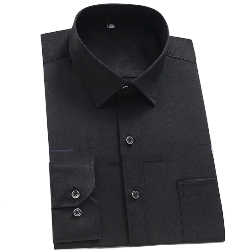 

Business shirt, men's long sleeved professional work shirt, men's matching suit, non cotton ID photo white shirt