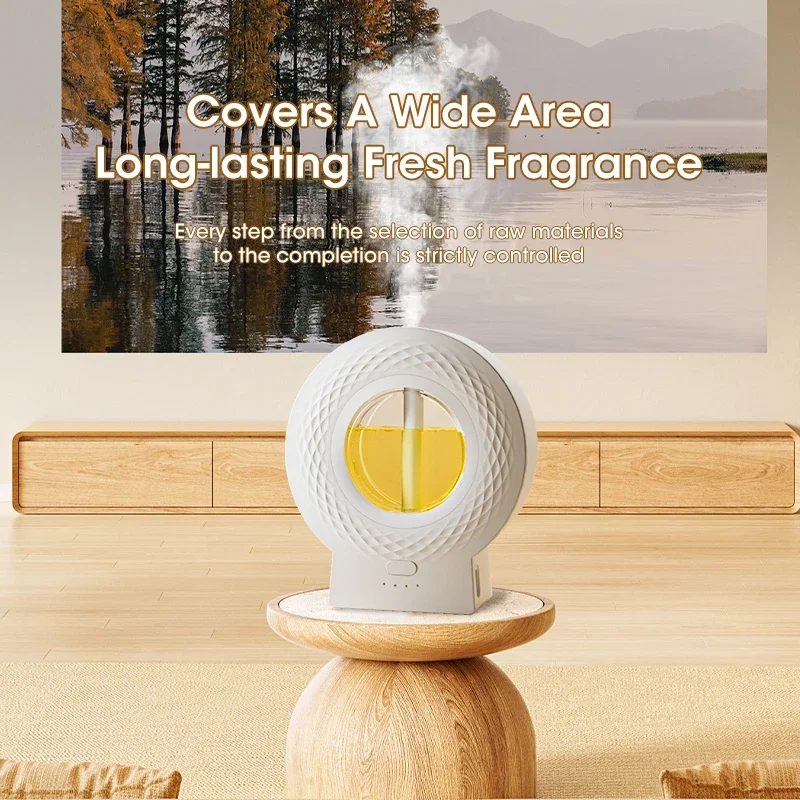 Smart Aromatherapy Machine Air Freshener Purifier Automatic Sprayer Essential Oil Perfume Diffuser Living Room Toilet Deodorizer