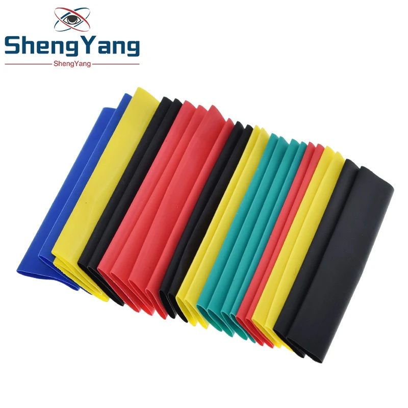 164pcs/Set Heat shrink tube kit Insulation Sleeving Polyolefin Shrinking Assorted Heat Shrink Tubing Wire Cable