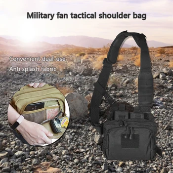 Tattico 2 Banger Bag Messenger Range Borse Carryall AR M4 Magazine Pouch Crossbody Tiro Attrezzatura da caccia Nylon Pistola Glock Bag