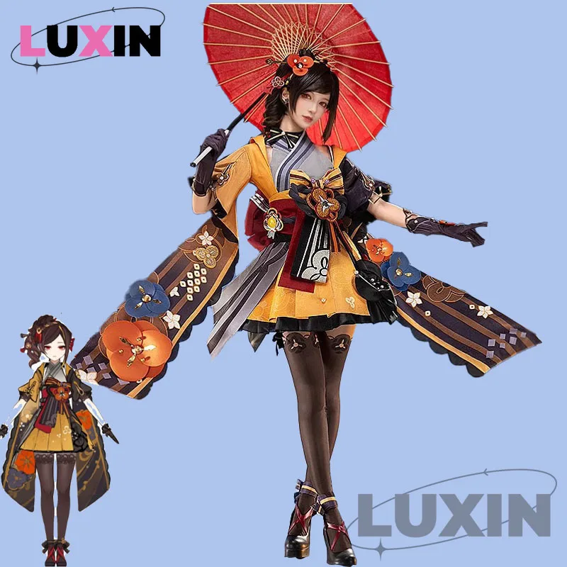 

Chiori косплей игра GenshinImpact костюм милый Элегантный горный боевой костюм Хэллоуин