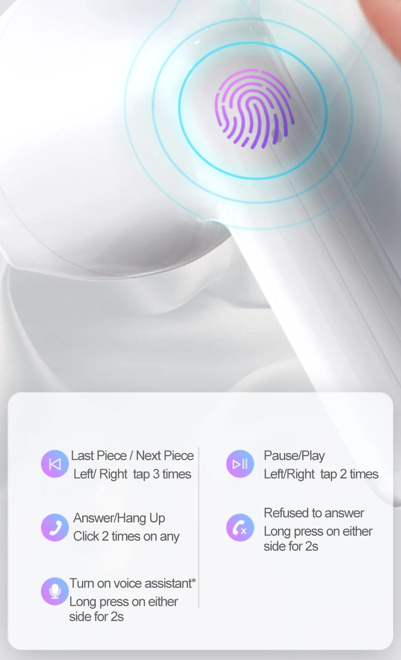 Xiaomi MiiiW Marshmallow TWS Earphones description image 7