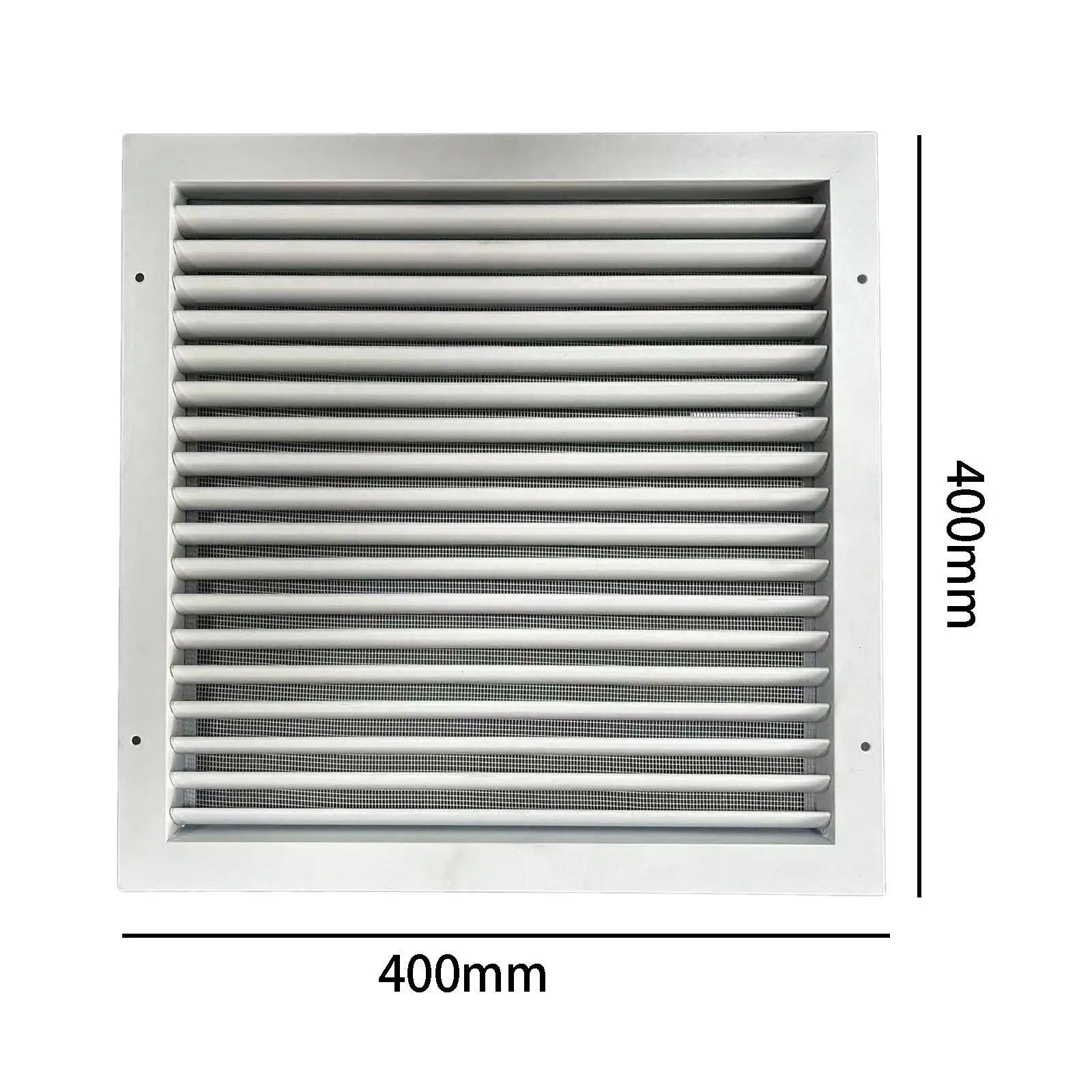 HVAC Vent Duct Cover Transfer Grille AC Vent Cover 16inchx16inch Louver Design Aluminum Return Grille for Office Buildings