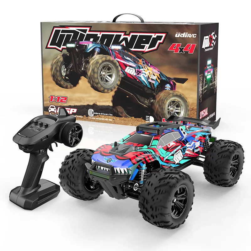 UD RC cars 1:12 brushed climbing off-road UD1201/PRO desert large wheeled vehicle 4WD high-speed vehicle electric model toy 6