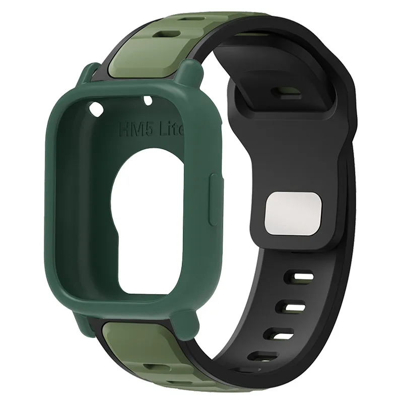 Silicone Sports Wristband with Strap