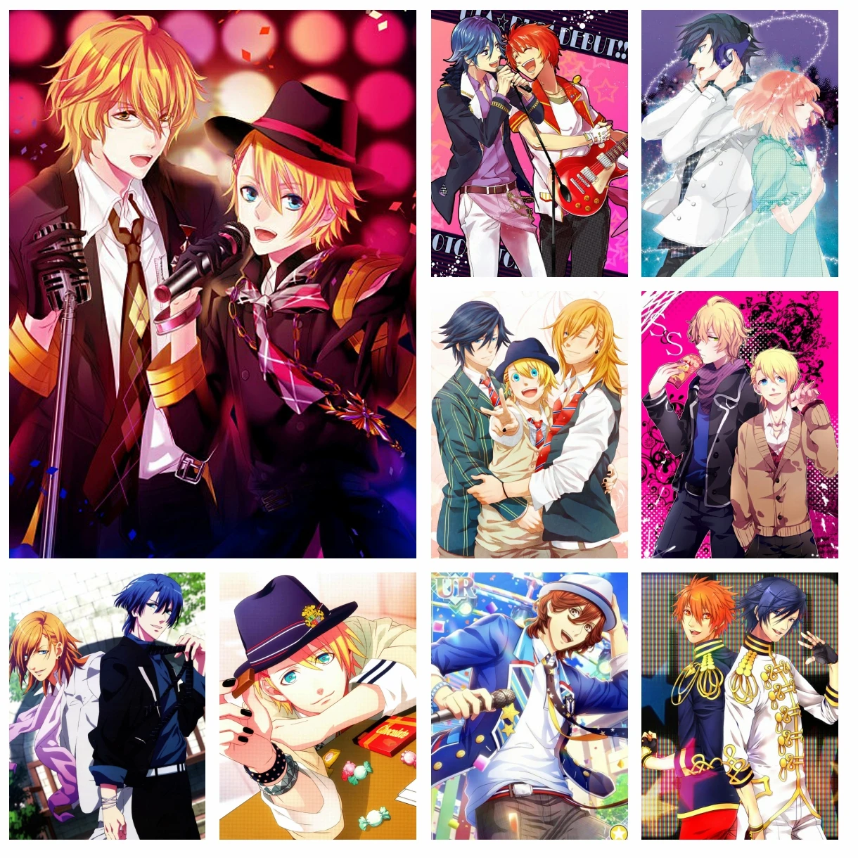 

Классическое аниме «Uta No Prince-Sama», алмазная стразы, живопись, вышивка крестиком из японского мультфильма, картина, мозаика, домашний декор