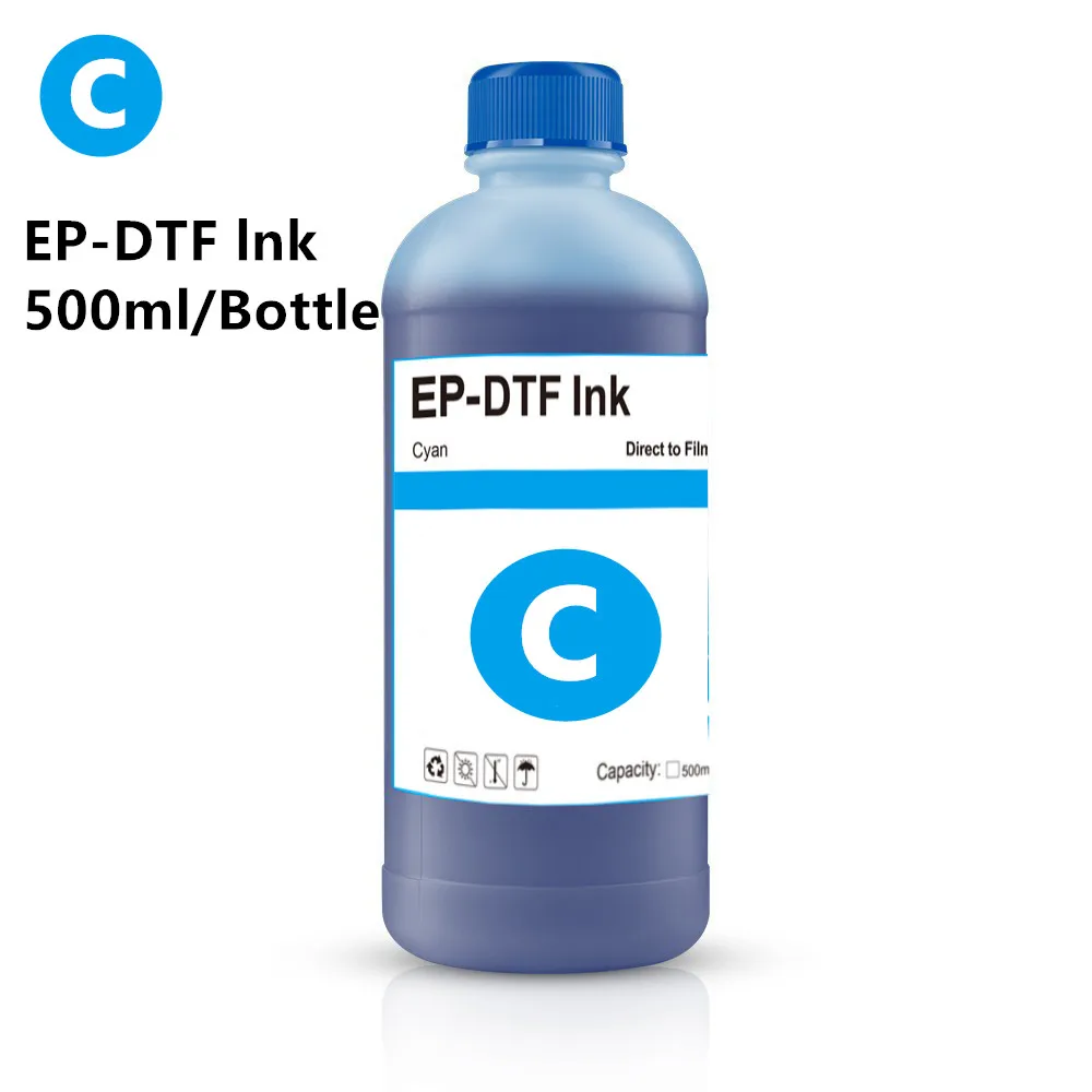 DTF Ink 500ML Direct to Transfer Film Ink For Epson Print head i3200 XP600 TX800 L1800 1390 L805 All DTF Printing For EP