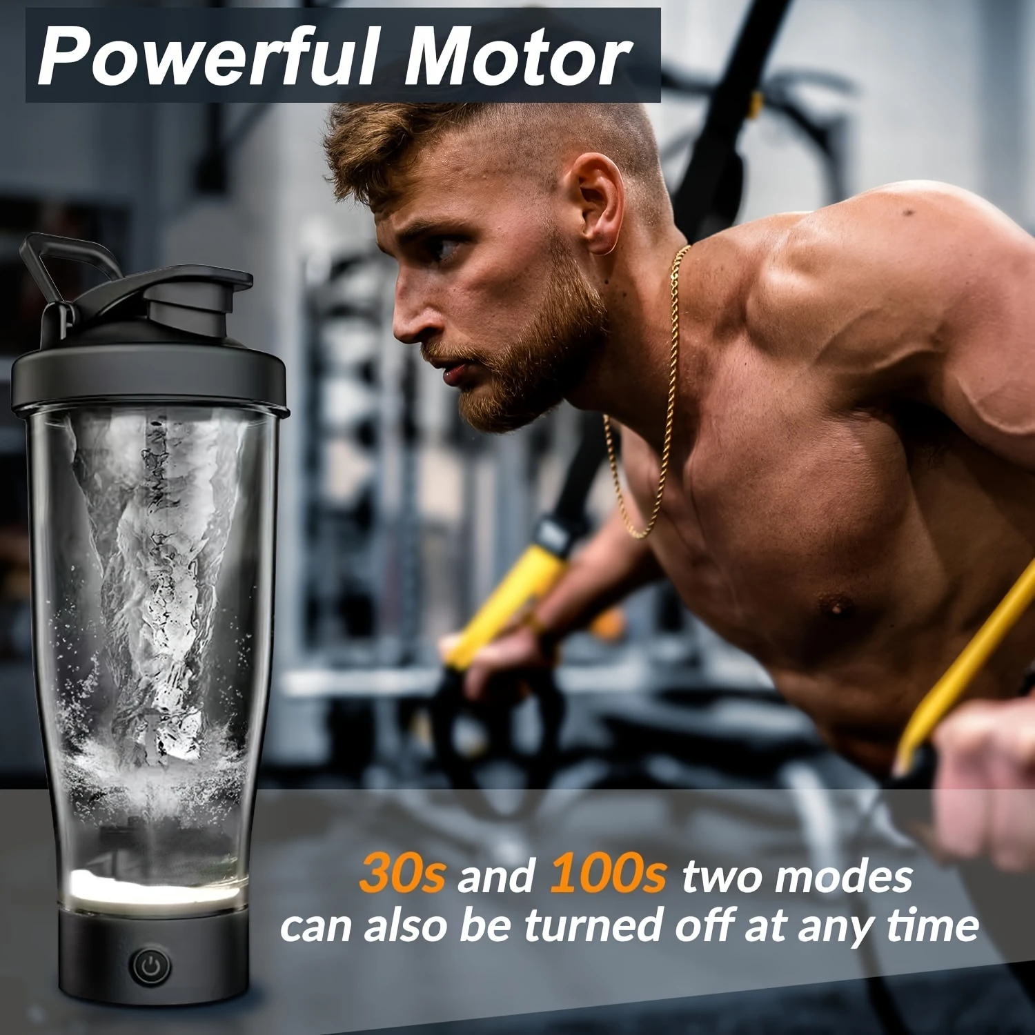 

Шейкер Протеиновый аккумуляторный, 710 мл/24 унции, 1 шт.