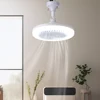 E27 Aromatherapy Ceiling Fan with Lighting Lamp Bedroom Silent Wireless Ceiling Fan Light Remote Control Electric Fans for Home 4