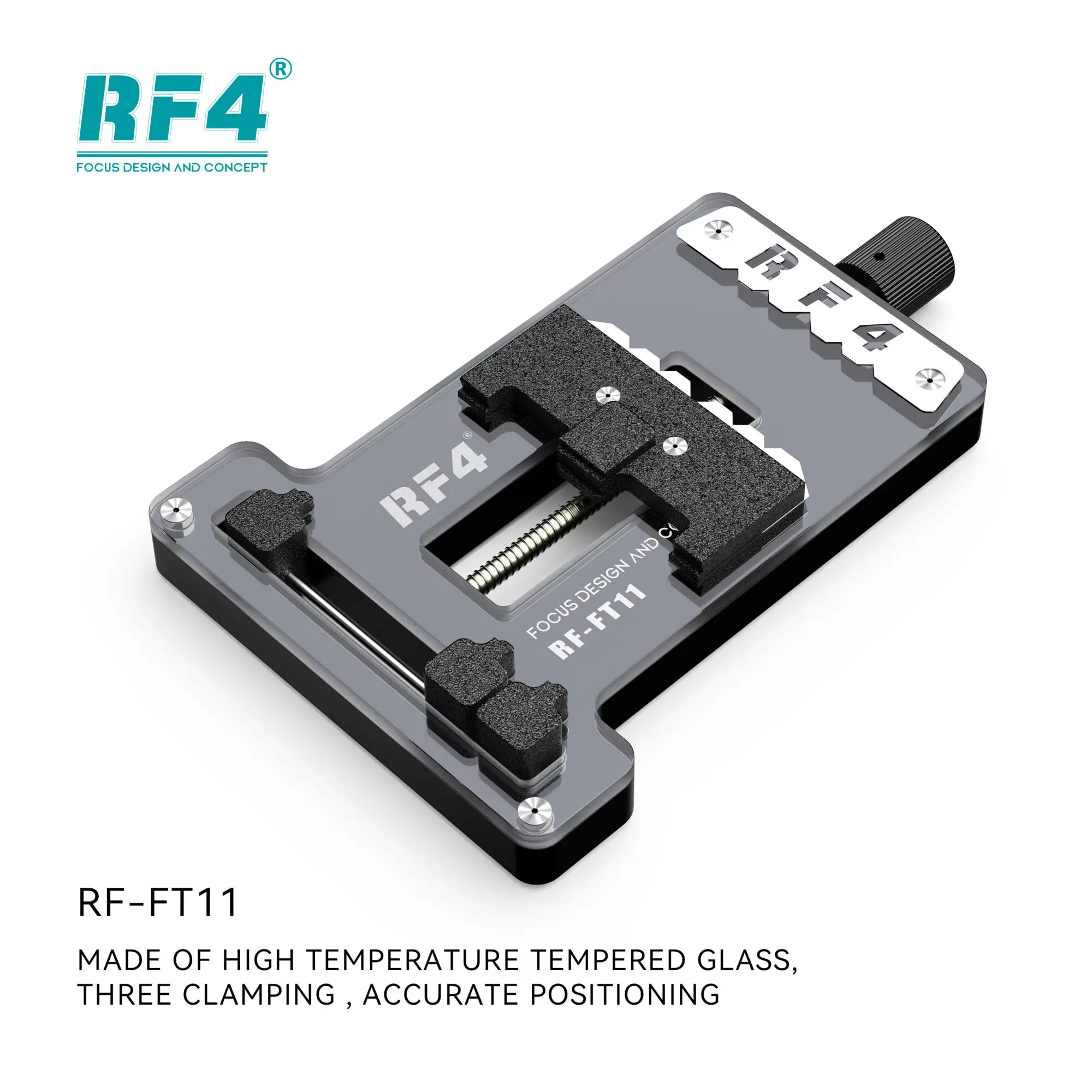 RF4 FT11 모바일 칩 마더보드 고정장치, 모바일 PCB 클램프, 모바일 PCB 플레이트, 칩, CPU, IC 작동 고정장치, 온도 저항