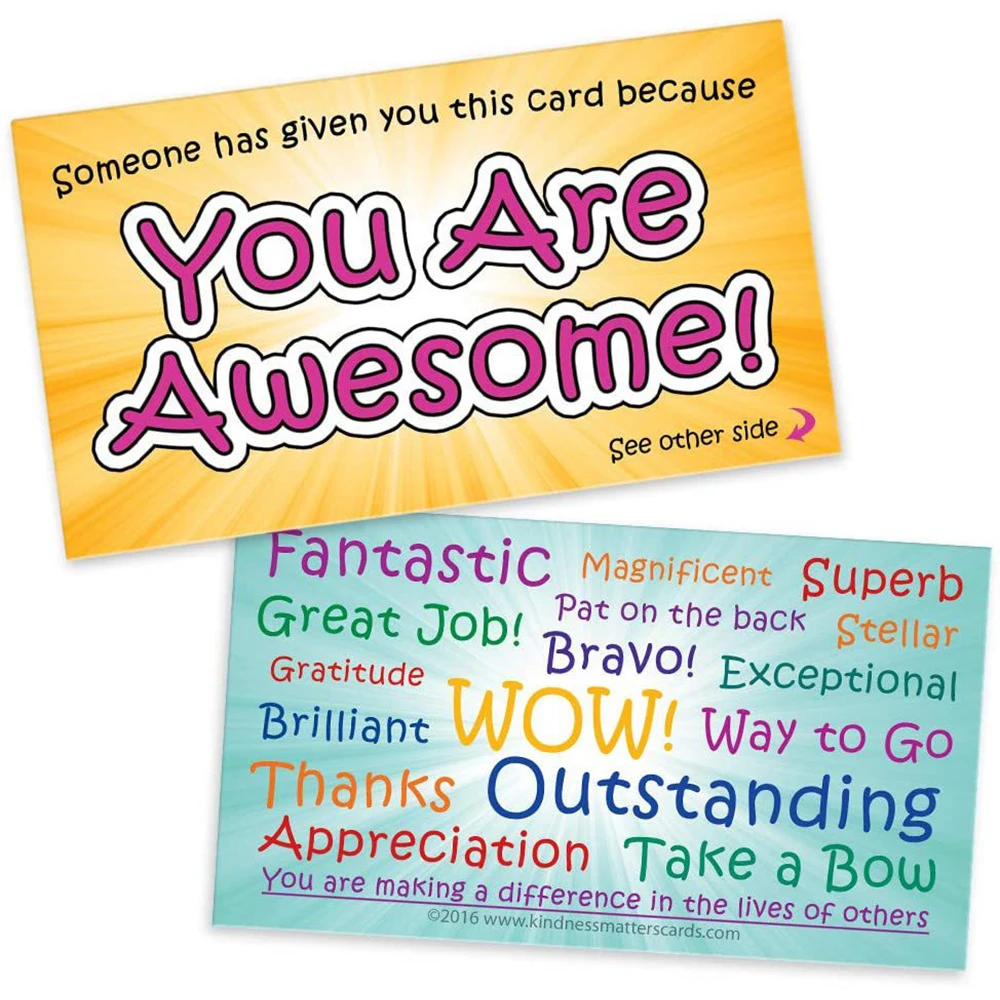 10-50pcs Encouragement Card Behavior Incentive Awards Children Reward Card For Kids Students Teachers Classroom School Kids Toy