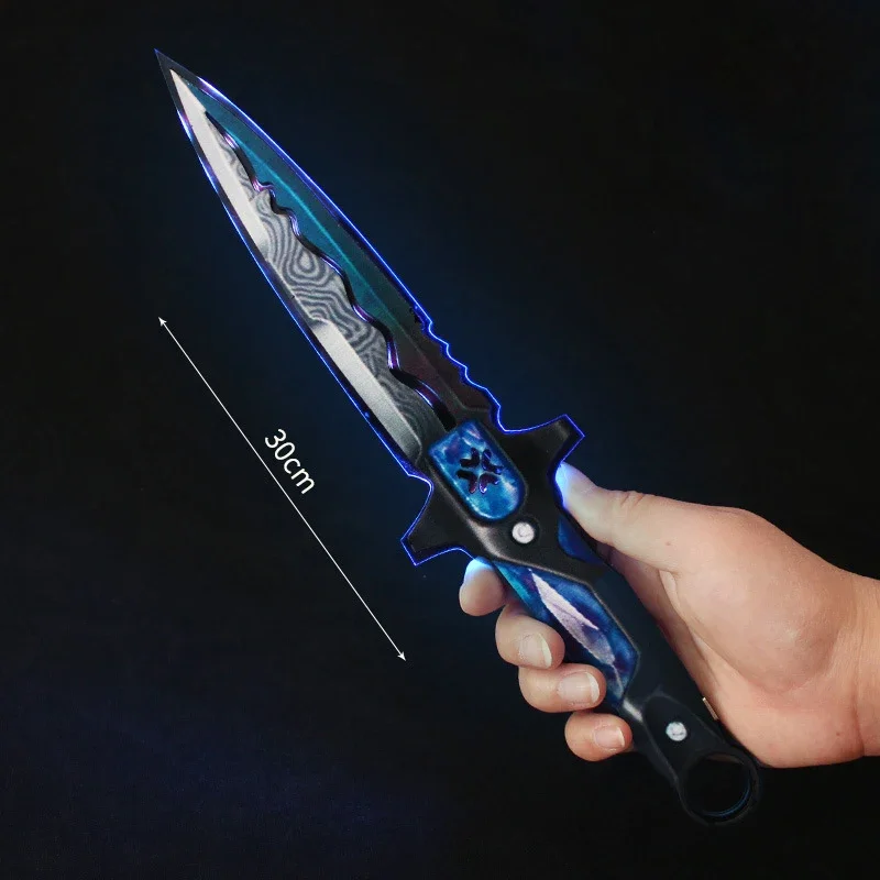 thumbnail image 1 of Arma Valorant de 30 cm VCT LOCKIN Melee, espada acrílica luminosa, cuchillo, accesorios de cosplay, modelo de espada periférica, juguetes de regalo para niños, 1 of 5